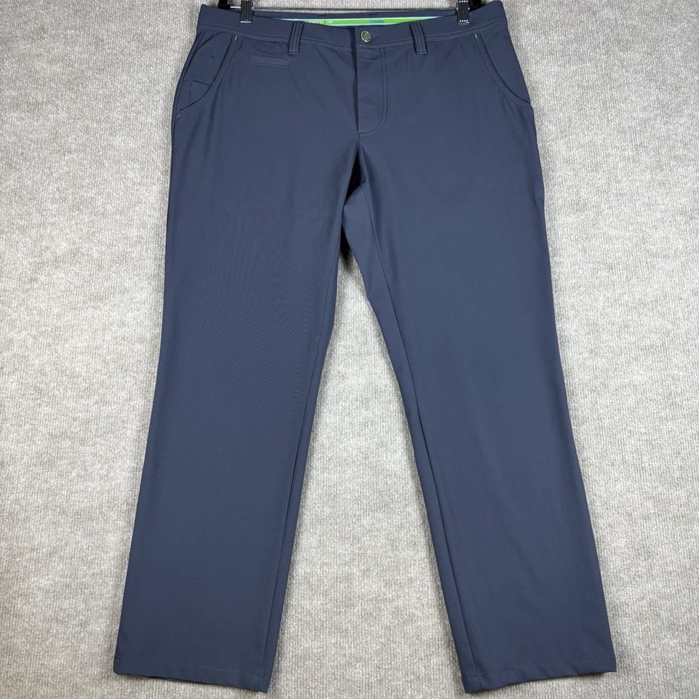 Alberto Golf Rookie 3xDRY Cooler Pants Mens EU 52 Gray Stretch Regular Fit 28"